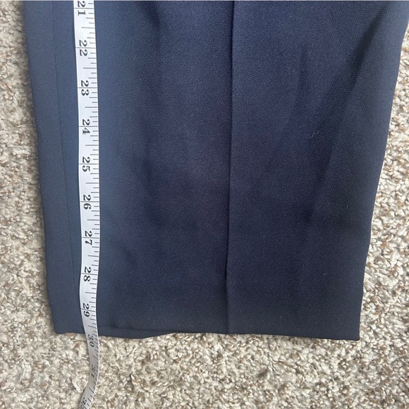 Emma James Navy Blue Trousers Office Business Casual Formal 12 - Picture 4 of 6
